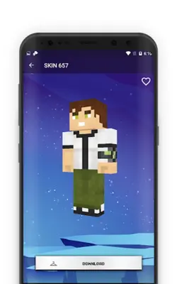 Cute Cartoon MCPE Skins android App screenshot 0