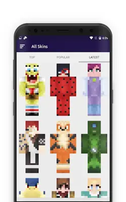 Cute Cartoon MCPE Skins android App screenshot 3